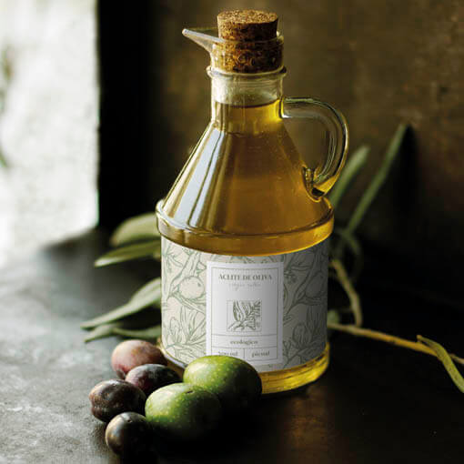 Etiquetas de aceite de oliva